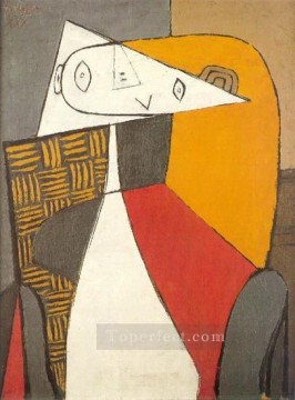 Pablo Picasso Painting - Figura Mujer Sentada 1930 cubista Pablo Picasso